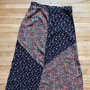 Urban Outfitters Floral Patchwork Skirt NWT